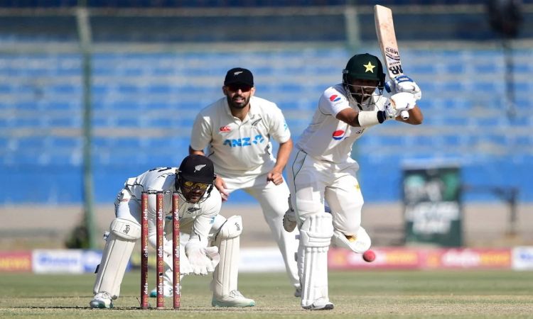 Cricket Image for Pakistan Score 224-4 At Lunch In Second Test Against New Zealand
