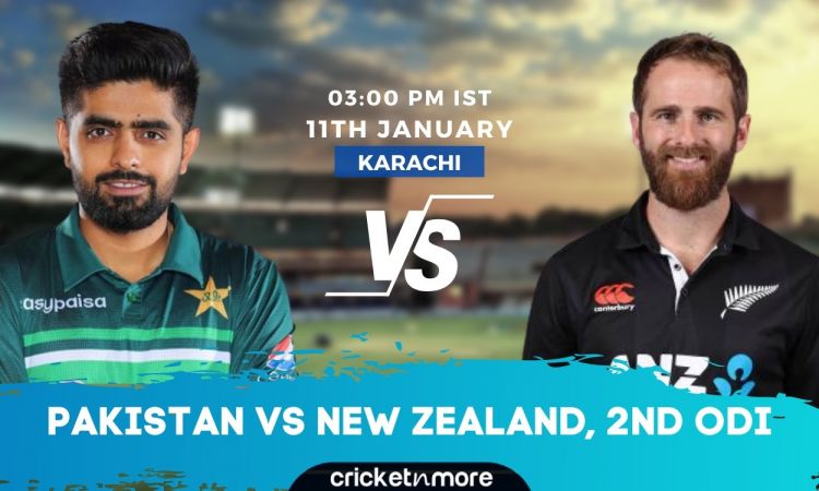 Cricket Image for Pakistan vs New Zealand – PAK vs NZ 2nd ODI, Cricket Match Prediction, Where To Wa