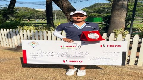 Pranavi Urs wins second leg of WPGT by five shots