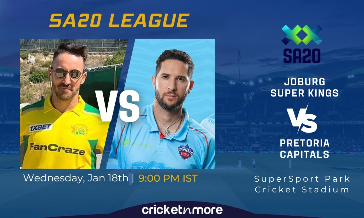 Cricket Image for Pretoria Capitals vs Joburg Super Kings, SA20 12th Match – PC vs JSK Cricket Match