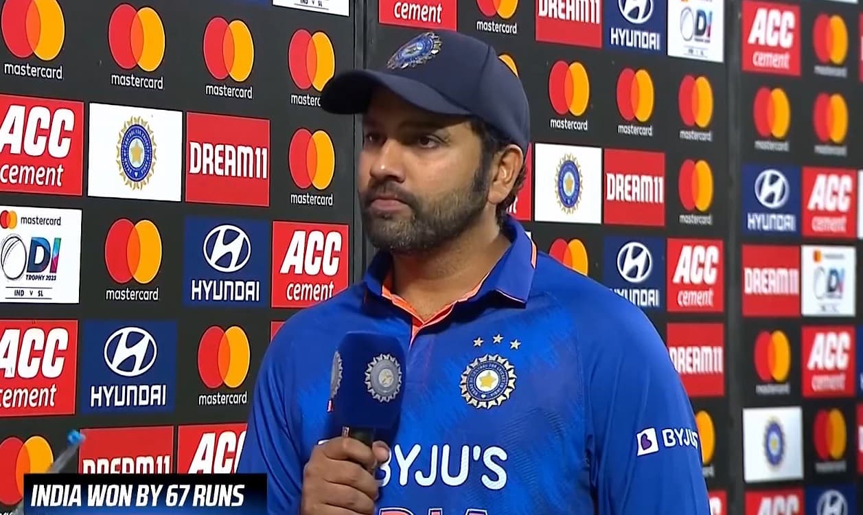  Rohit Sharma explains why he withdrew the run-out appeal at non striker’s end involving Dasun Shanaka