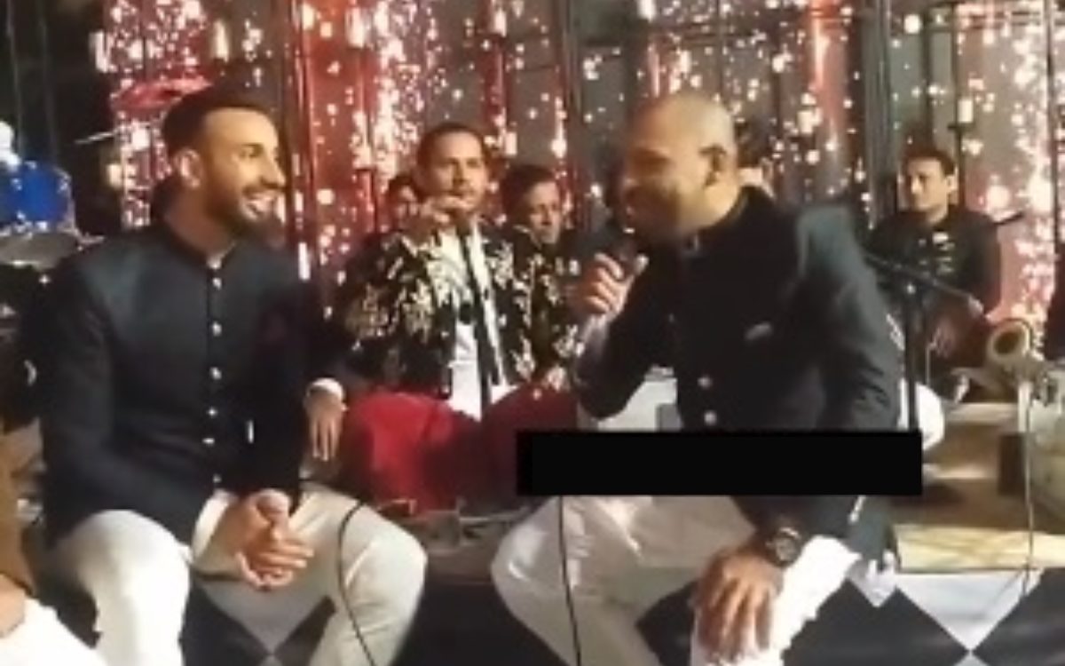 Cricket Image for VIDEO : 'मुबारक हो तुमको ये शादी तुम्हारी', शान मसूद की शादी में सरफराज ने गाया दर