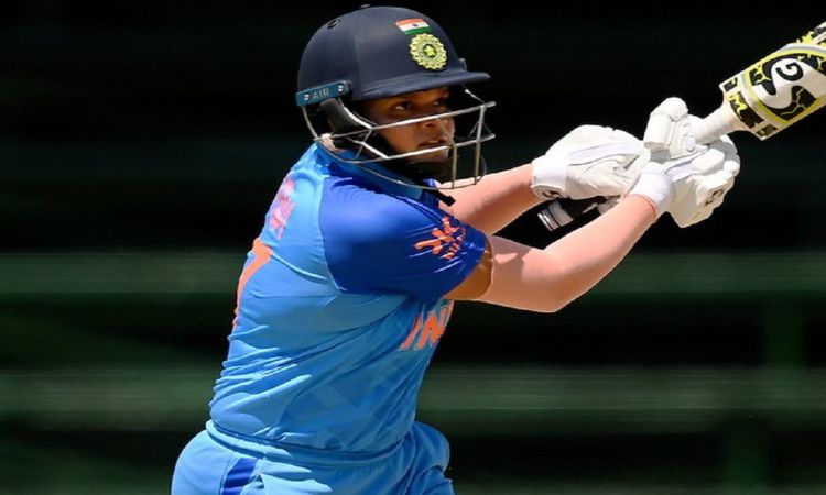 U19 Women's T20 WC: Shafali, Shweta star in India's massive 112-run victory over UAE.(Photo:ICC Twit