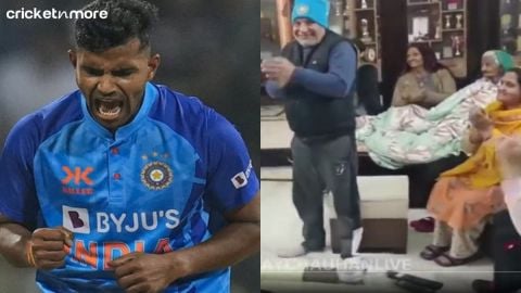 Cricket Image for VIDEO: 'पापा से लेकर दादी तक देख रहीं थी मैच', वानखेड़े में दहाड़ रहे थे मावी; ऐसा