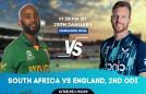 Cricket Image for South Africa vs England, 2nd ODI – SA vs ENG Cricket Match Preview, Prediction, Wh