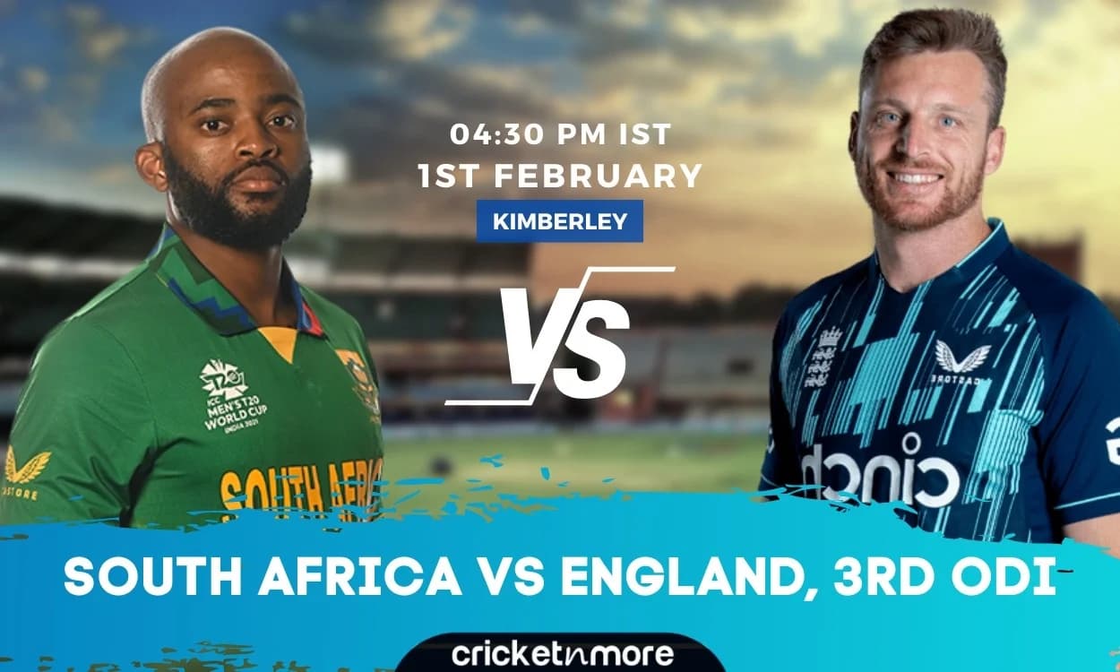 South Africa vs England, 3rd ODI – SA vs ENG Cricket Match Preview, Prediction, Where To Watch, Prob