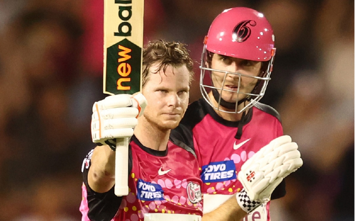 Steve Smith becomes the first male cricketer to score hundred for Sixers in BBL 