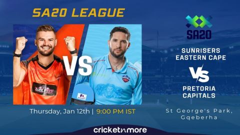 Cricket Image for Sunrisers Eastern Cape vs Pretoria Capitals, SA20 3rd Match – EAC vs PRE Cricket M