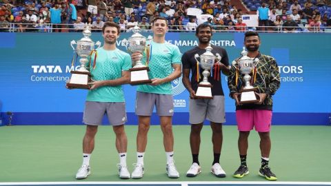 Tata Open Maharashtra: Balaji/Jeevan fall short as Belgian pair wins doubles title