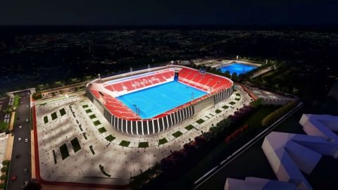 The world's largest hockey stadium established in Rourkela will be dedicated to the country on Janua