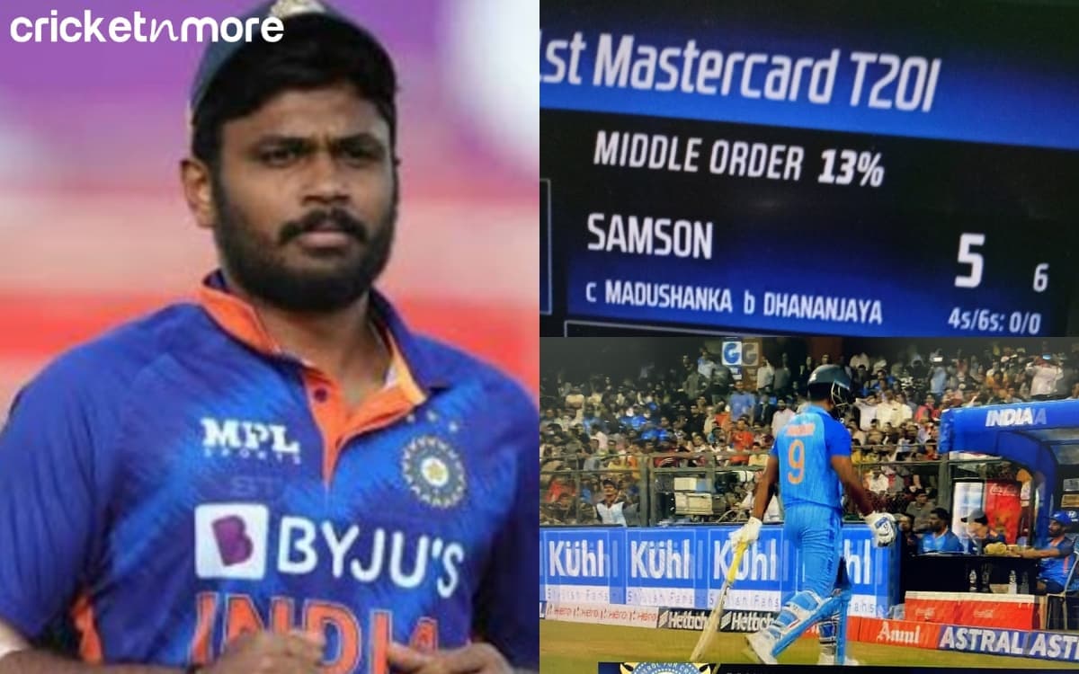 Cricket Image for संजू सैमसन '20.06 औसत' - जितने मौके दिए कभी नहीं भुनाए; इस खिलाड़ी का करियर कर रहे