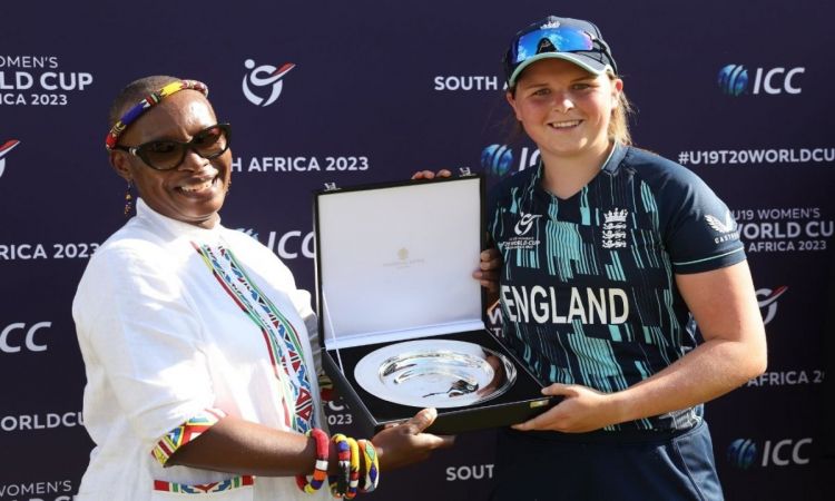 U19 Women's T20 WC: England captain Grace Scrivens wins Player of the Tournament award