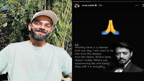 Virat remembers Irrfan Khan, shares his quote: 'Wanting fame is a disease'