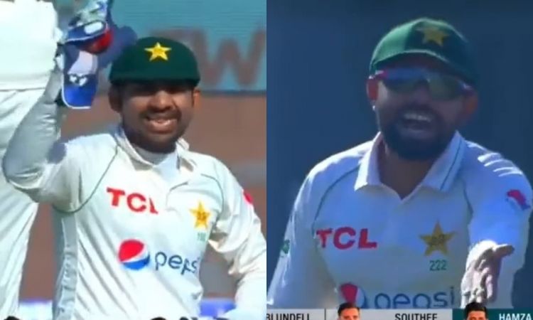 Watch Sarfaraz Ahmed Babar Azam Funny Video Pak Vs Nz 2nd Test in Hindi -  Live मैच में सैफी भाई कर रहे थे मस्ती, बाबर आजम हुए परेशान; देखें VIDEO