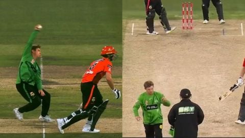 WATCH: Ashwin's IPL Teammate Zampa Attempts Run Out At Non Strikers' End; Umpire Ajudges 'Not Out'