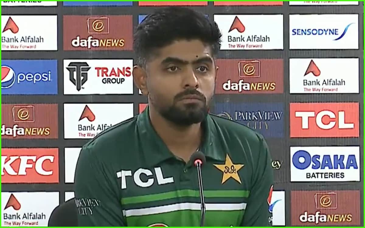Cricket Image for VIDEO: कप्तानी छोड़ने के सवाल पर लाल हुआ बाबर आजम का चेहरा, गुस्से में दिया ऐसा रि