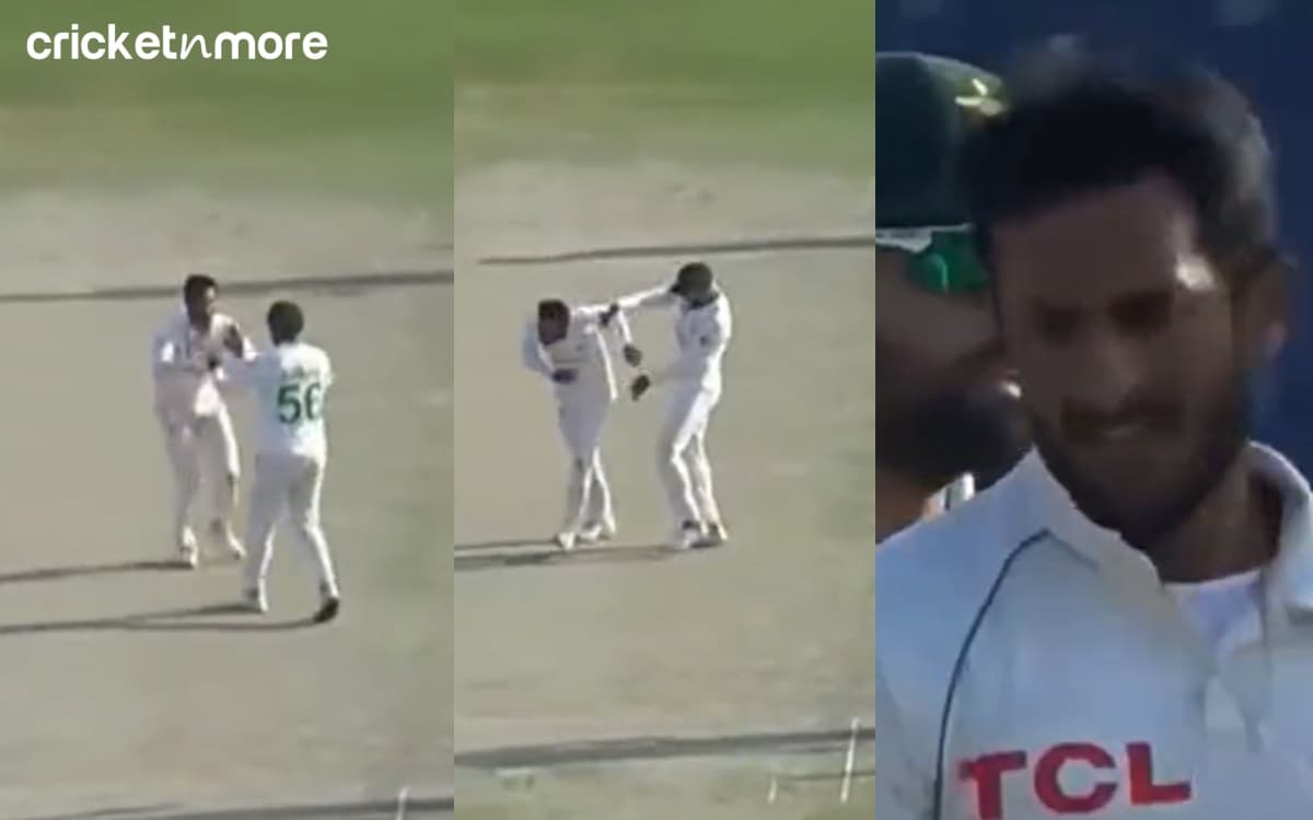 मैदान पर मस्ती कर रहे थे हसन अली, कप्तान बाबर आजम ने जड़ दिया चाटा; देखें VIDEO
