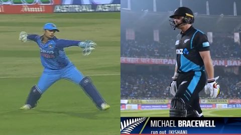 Cricket Image for IND vs NZ: रांची में धोनी बन गए ईशान किशन, माही भी देखकर होंगे हैरान; देखें VIDEO