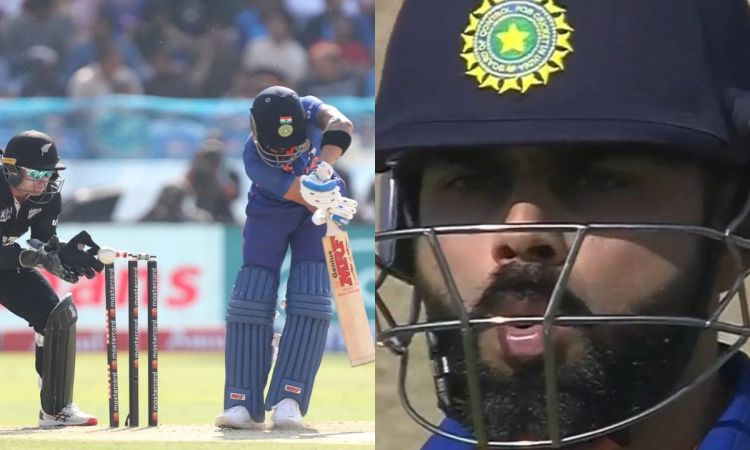 WATCH: Mitchell Santner Stuns The King As Run Machine Virat Kohli Departs For 8 Runs