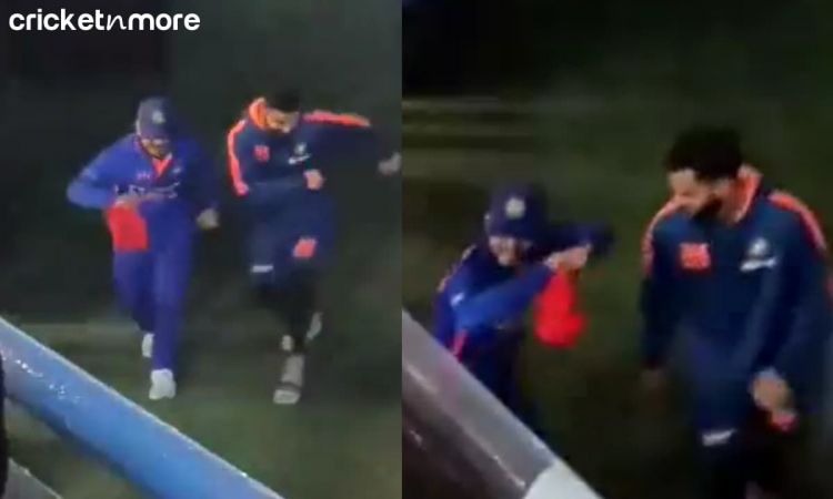 Cricket Image for सीरीज जीतकर झूमे विराट, ईशान किशन ने भी कोहली के साथ लगाए ठुमके; देखें VIDEO