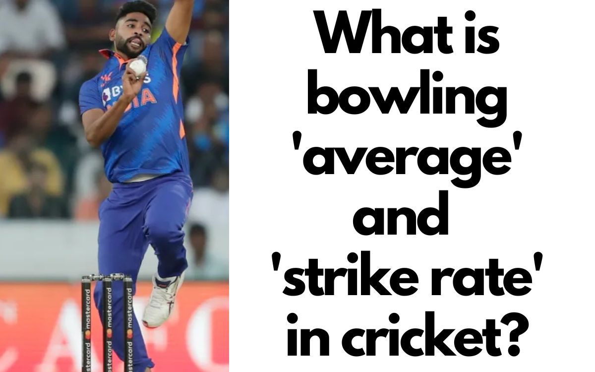 What Does Strike Rate And Average Stand For Bowlers In Cricket On 