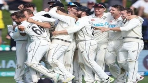 2nd Test: New Zealand beat England by just one run after follow-on in Wellington