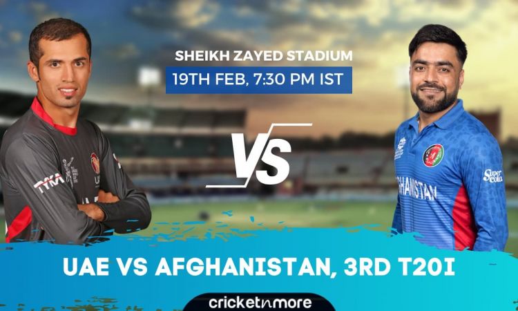 AFG vs UAE 3rd T20I: अफगानिस्तान ने टॉस जीतकर चुनी गेंदबाज़ी, देखें प्लेइंग इलेवन