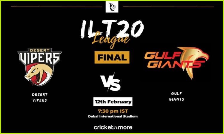 VIP vs GUL, ILT20 Final: डेजर्ट वाइपर्स बनाम गल्फ जायंट्स; Fantasy Team