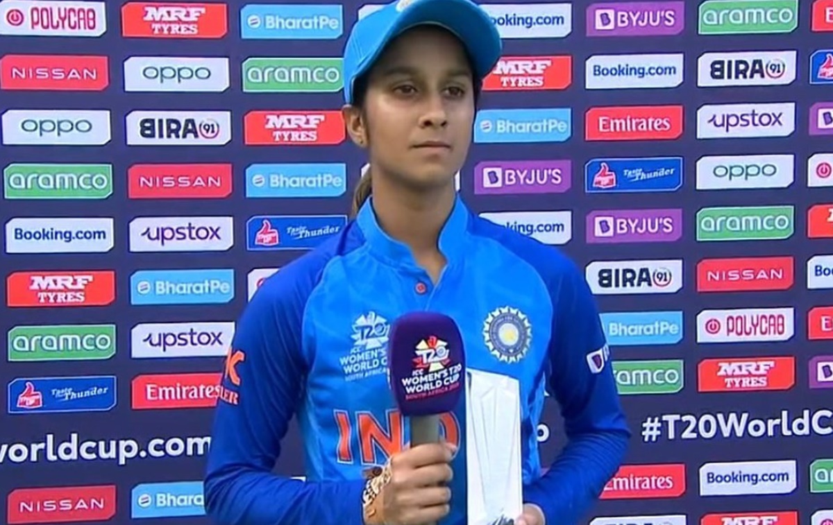 Cricket Image for Jemimah Rodrigues Won The Player Of The Match Award