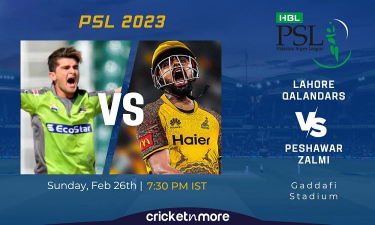 LAH vs PES, PSL 2023: लाहौर कलंदर्स ने टॉस जीतकर चुनी बल्लेबाज़ी, देखें प्लेइंग इलेवन