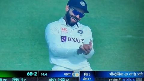 Cricket Image for Ravichandran Ashwin Panic Steve Smith Watch Virat Kohli Reaction