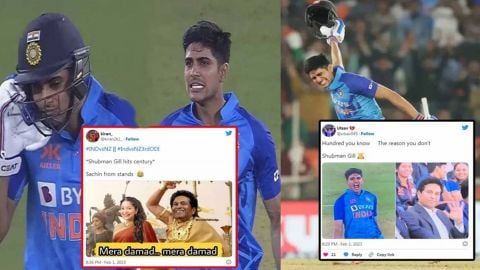 Cricket Image for Shubman Gill Scored A Century In Front Of Sachin Tendulkar Fans Remembered Sara Te