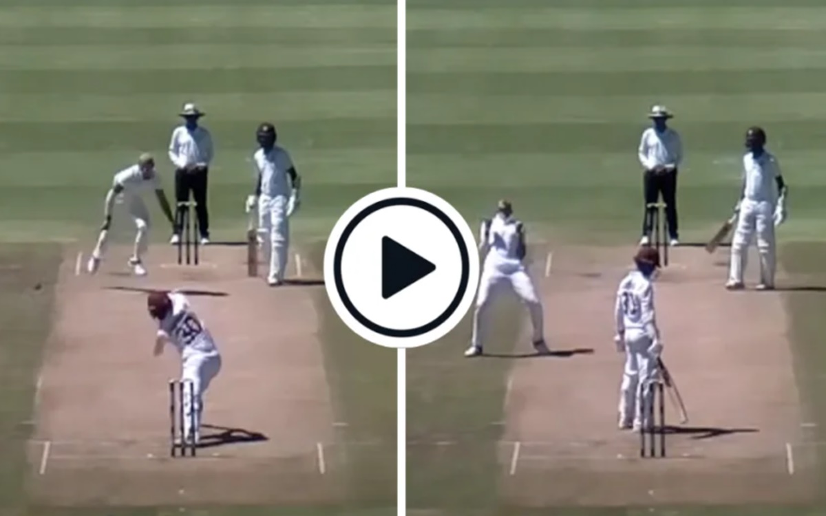 Cricket Image for VIDEO: घड़ी की सूई वापसी घूमी, जूनियर एनटिनी ने किया जूनियर चंद्रपॉल का शिकार