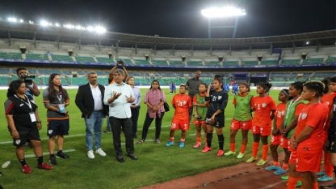 AIFF chief meets women's team; reveals broader vision for women football