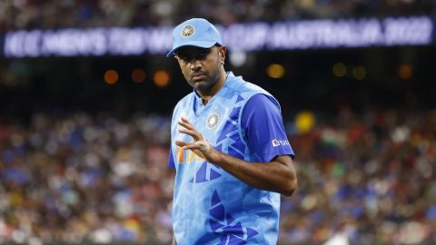 Nagpur: India's Ravichandran Ashwin bowls on the first day of the first cricket test match between I