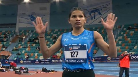 Asian Indoor Athletics Championships: Jyothi Yarraji, Jeswin Aldrin set national records to win silv