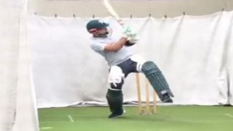 Babar Azam Plays Unorthodox Shot In The Nets. Some Fans Say It's Like Suryakumar Yadav