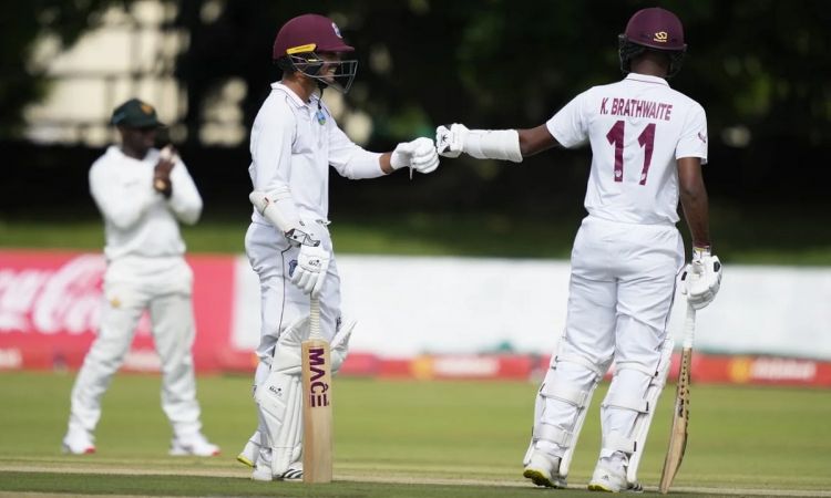 Cricket Image for Brathwaite, Chanderpaul Set New Record Opening Partnership For West Indies