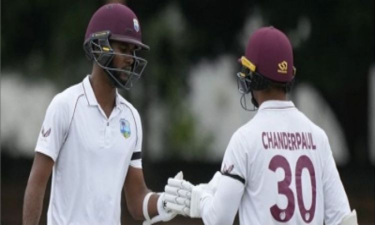Chanderpaul hits 207*, Brathwaite 182 as West Indies post big total against Zimbabwe