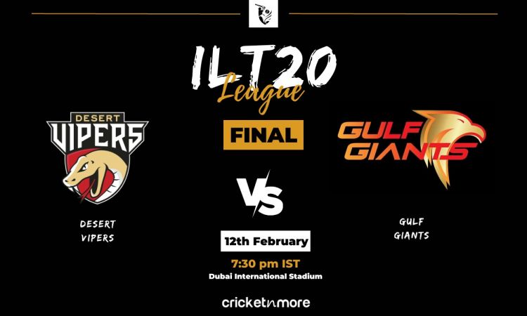 Cricket Image for James Vince vs Alex Hales, Check ILT20 Final Match DV vs GG Dream11 Fantasy Team H