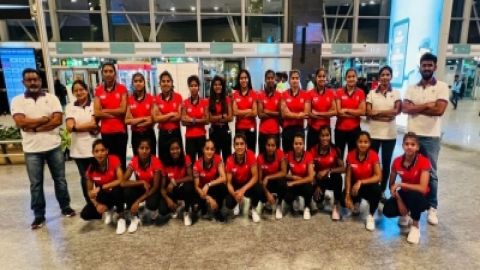 Indian junior women's hockey team leave for South Africa