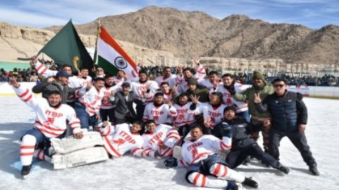 ITBP won the National Ice Hockey Championship for the third time in a row