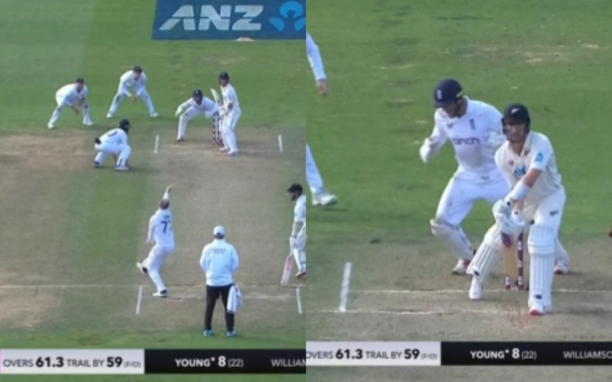 Cricket Image for VIDEO : जैक लीच ने डाली गज़ब की बॉल, खड़े के खड़े रह गए विल यंग