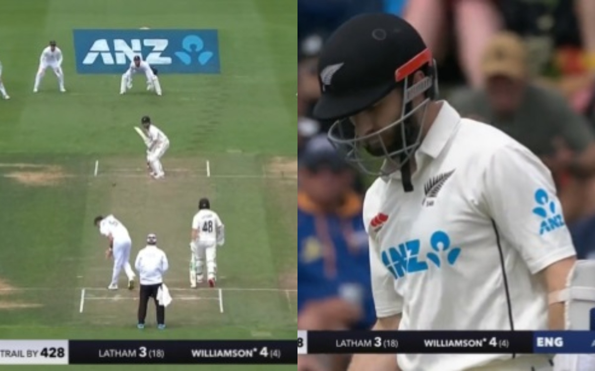 Cricket Image for VIDEO: एंडरसन के सामने विलियमसन ने फिर से टेके घुटने, इस बार कुछ ऐसे बने शिकार