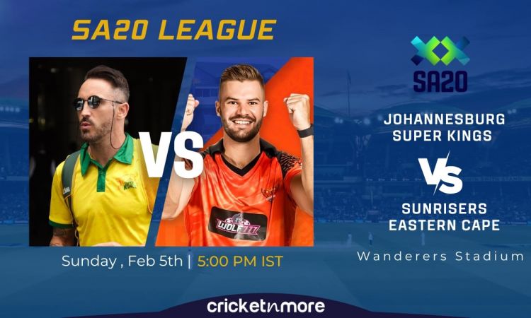 Cricket Image for Joburg Super Kings vs Sunrisers Eastern Cape, SA20 27th Match – JOH vs EAC Cricket