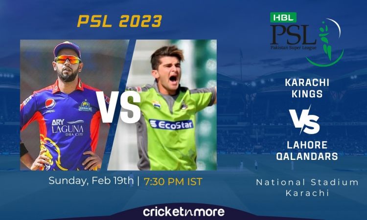 Cricket Image for Karachi Kings vs Lahore Qalandars, 8th Match PSL 8 – KAR vs LAH Cricket Match Prev