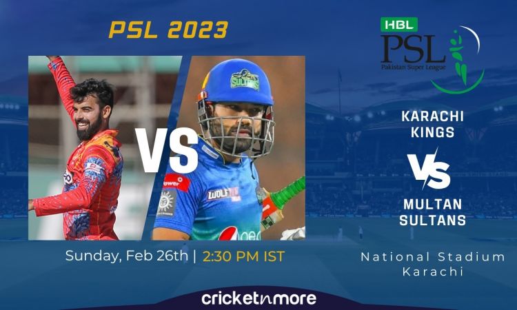 Cricket Image for Karachi Kings vs Multan Sultans, 14th Match PSL 8 – KAR vs MUL Cricket Match Previ