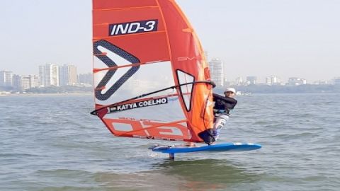 Katya Coelho becomes first Indian female iQFoiler to qualify for 2023 Asian Games