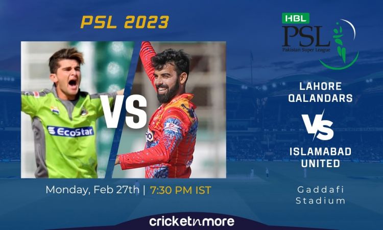 Cricket Image for Lahore Qalandars vs Islamabad United, 16th Match PSL 8 – LAH vs ISL Cricket Match 
