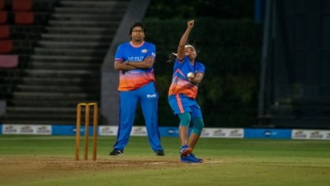 Mumbai Indians continue training ahead of the inaugural season of Women's Premier League.